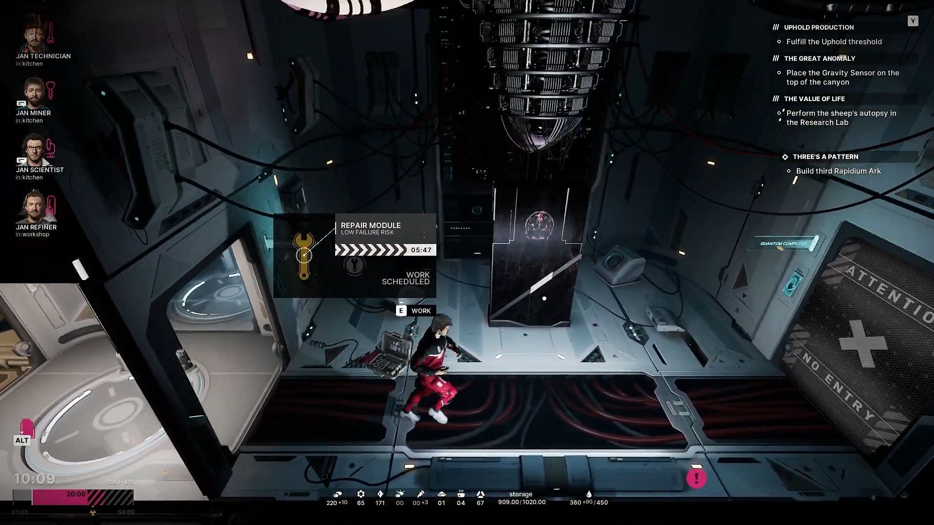 Press E to interact (Image via 11 bit studios // YouTube/Gaming Tornedo)